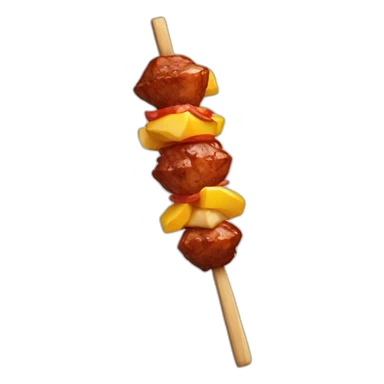 barbecue skewer sticker