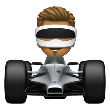 F1 Mercedes black sticker
