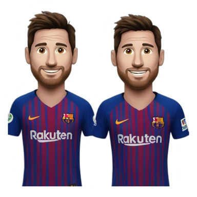 Messi meilleur que Ronaldo  sticker