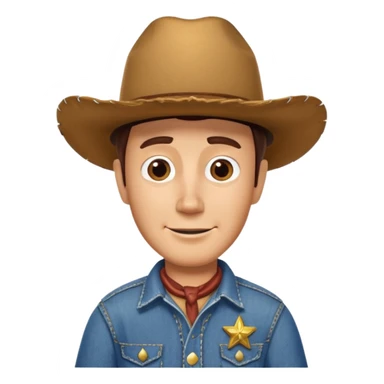 Sheriff Woody from the movie Disney Pixar's Toy Story  sticker