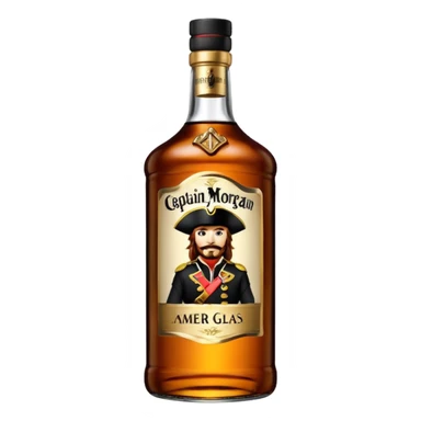 Bouteille de Captain Morgan, 1 l sticker