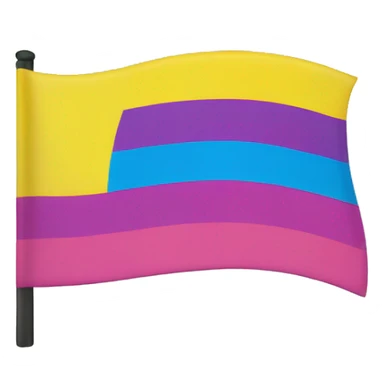 Pansexual flag  sticker