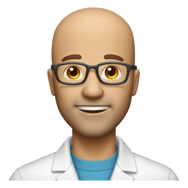 professor-infectious disease specialist, 42-year-old man sticker