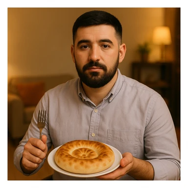 birinchidagi odamni yuziga 2 rasmdagi odamga uzidak qilib chizib bergin xuddu shunday non yen utirganini sticker