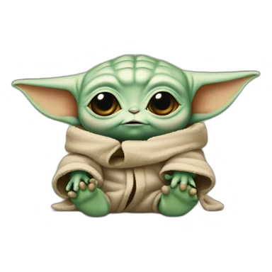 grogu baby yoda sticker