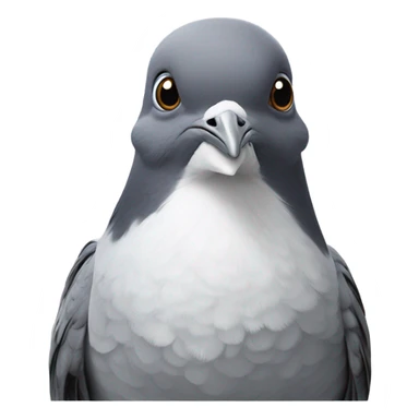 Trump’s face on a pigeon sticker