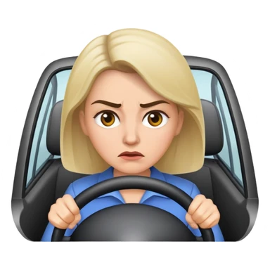 Dumb female driver sticker