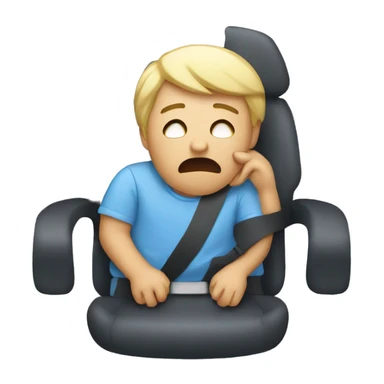 motion sickness in car sticker