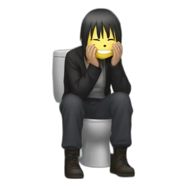 Pain Nagato aux Toilettes sticker