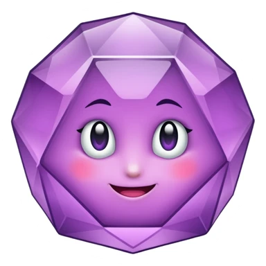 Cristal púrpura sticker