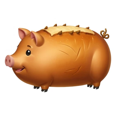 a roasted joint of pork emoji sticker