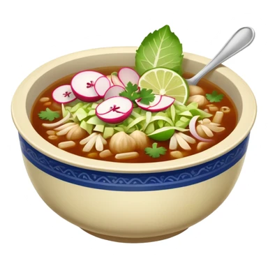 a delicious hot bowl of pozole sticker