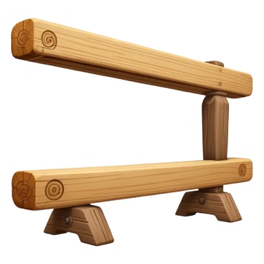 Balance beam sticker