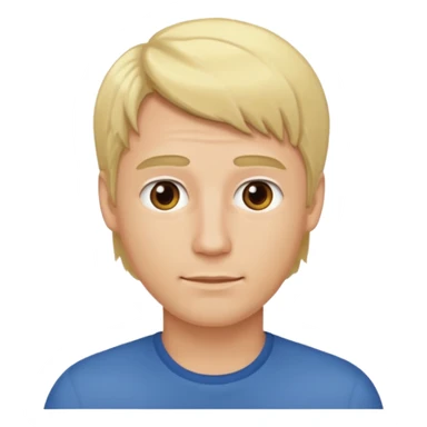 Ein Mann mit blonden Haaren  sticker