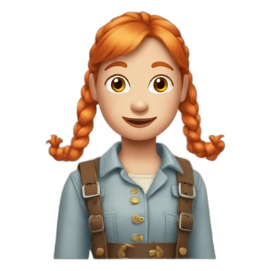 pippi langstrumpg sticker