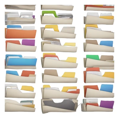 a folder of files sticker