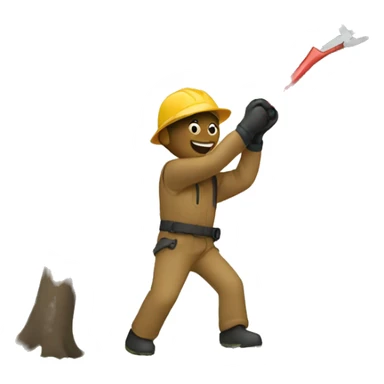 Tree trimming sticker