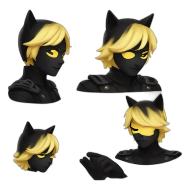 Chat noir miraculous sticker