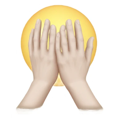 hands pray sticker