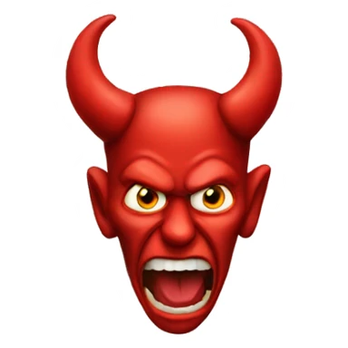 red devil emoji sticker