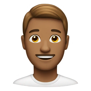 guy with brown h sticker