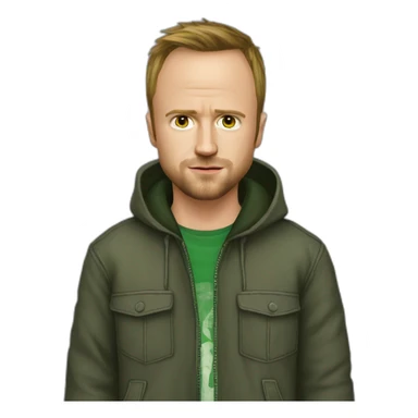 Jesse Pinkman şad hood sticker