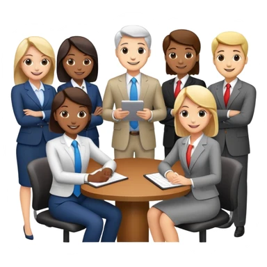 business meeting sticker