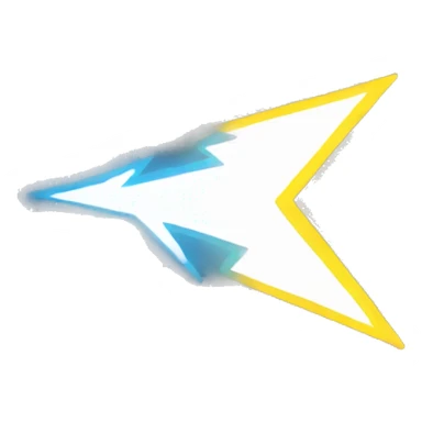 flashing like lightning sticker