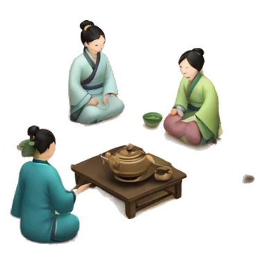 chinese tea ceremony sticker