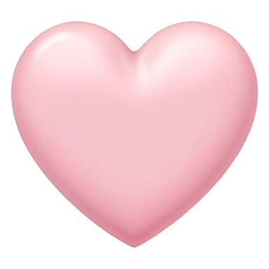 Cœur pastel rose sticker