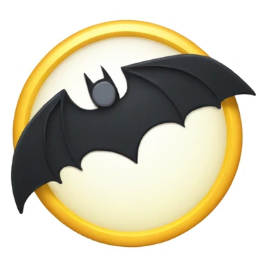 Bat signal sticker
