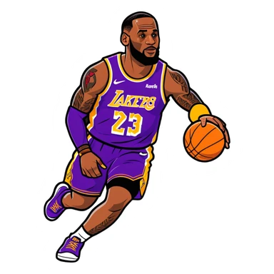 Lebron James sticker