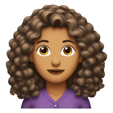  mujer pelirroja con pecas pelo rizado sticker