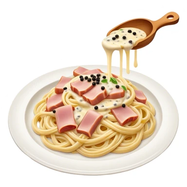 Ham carbonara sticker