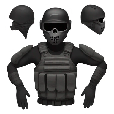 Ghost from call of duty sticker