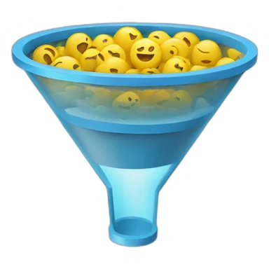 sales funnel  sticker