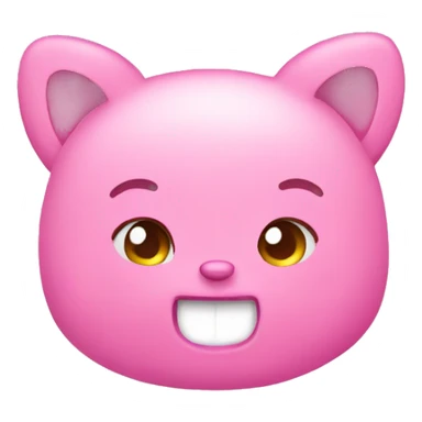 Cute pink emojis sticker