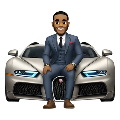 kevin gates riding a bugatti sticker