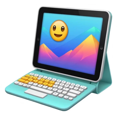 Étude aesthetic sur l’ordi cute  sticker