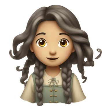 Studio Ghibli girl sticker