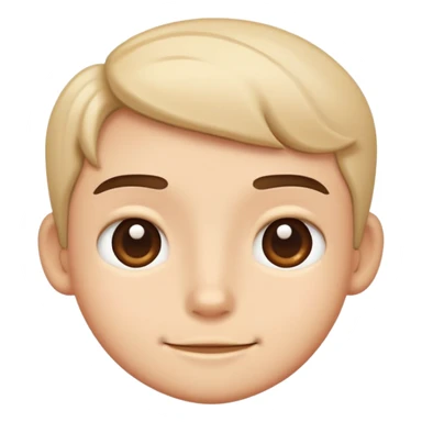 Number 1 as a cute character, personified number sticker