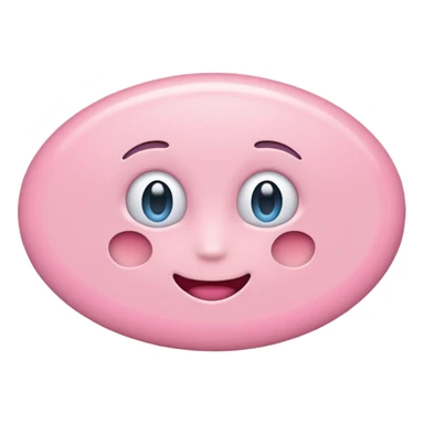 A Pink Oval sticker