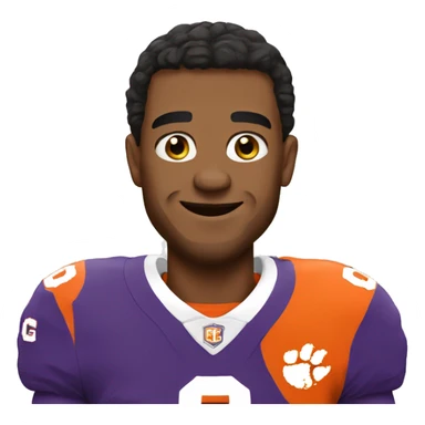 Clemson emojis sticker