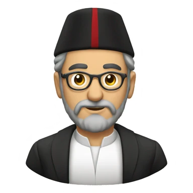 ottoman scientist with fez sticker