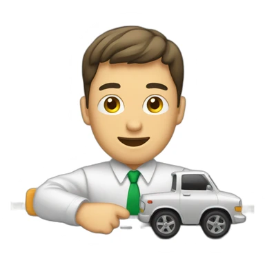 Computador con una carretera sticker