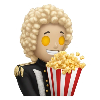 michael jackson qui mange du popcorn sticker