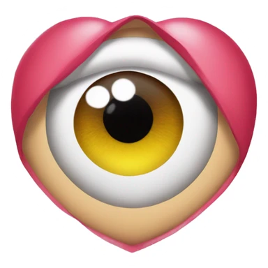 Mono cn corazones en los ojos sticker