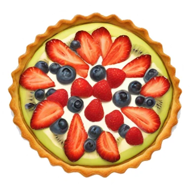 Fruit tart sticker
