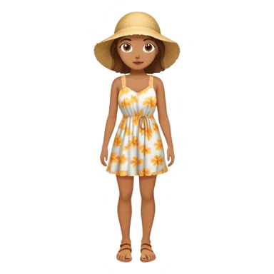  woman in brach outfit dress full body sticker