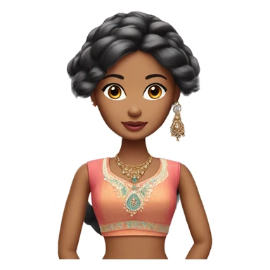 indian barbie doll sticker